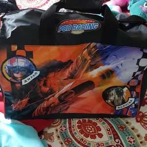 Star Wars pod racing tote bag.